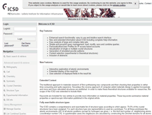 Tablet Screenshot of icsd.fiz-karlsruhe.de